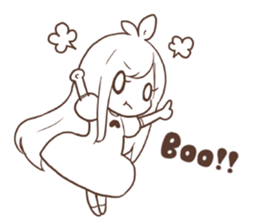 a monochrome (English version) sticker #6233992