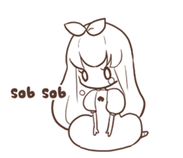 a monochrome (English version) sticker #6233994