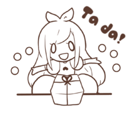 a monochrome (English version) sticker #6233999