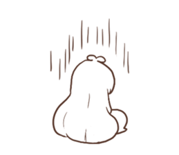 a monochrome (English version) sticker #6234002