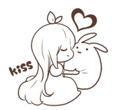 a monochrome (English version) sticker #6234004