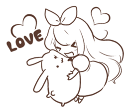 a monochrome (English version) sticker #6234005