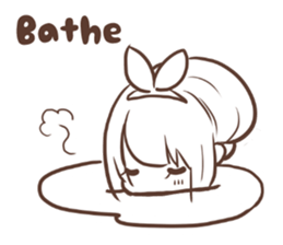 a monochrome (English version) sticker #6234007