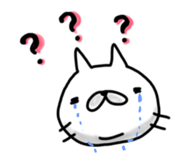 cute stray cat4 sticker #6234297