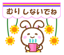 Rabbit with the decoration Vol.3 sticker #6234475