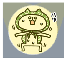 Playing alone cat 2 sticker #6234494