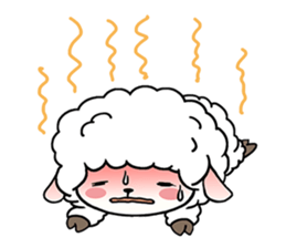PUFFY-FLUFFY SHEEP with Italian words sticker #6234825