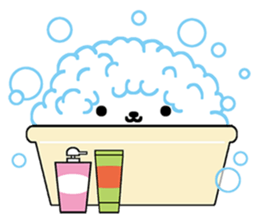 PUFFY-FLUFFY SHEEP with Italian words sticker #6234840