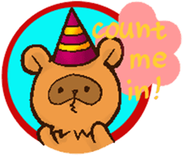 Birthday,Congratulations! Raccoon dogs sticker #6234862