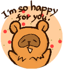 Birthday,Congratulations! Raccoon dogs sticker #6234869