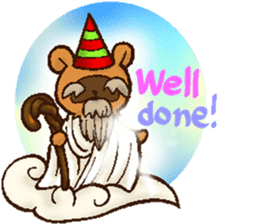 Birthday,Congratulations! Raccoon dogs sticker #6234884