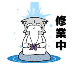 Cat of the hermit sticker #6235006