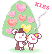 LOVE LOVE! I like you3 -Chocolate bear- sticker #6235254