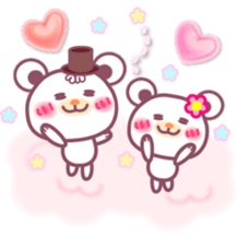 LOVE LOVE! I like you3 -Chocolate bear- sticker #6235277