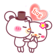 LOVE LOVE! I like you3 -Chocolate bear- sticker #6235284