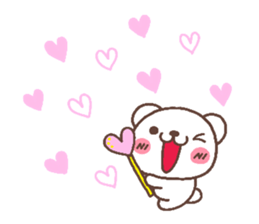 bear heart 30 sticker #6235717