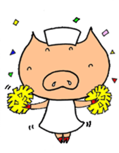 go for it,nurse bu-ko! sticker #6235852