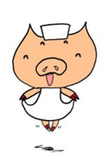 go for it,nurse bu-ko! sticker #6235885