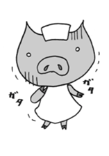 go for it,nurse bu-ko! sticker #6235886