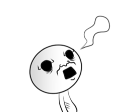 Scary people sticker #6235920