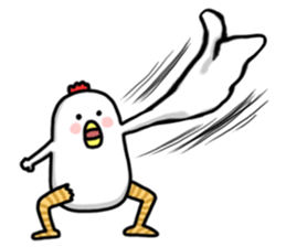 Cheeky chicken For overseas sticker #6236049