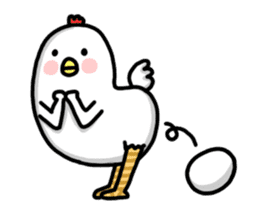 Cheeky chicken For overseas sticker #6236055