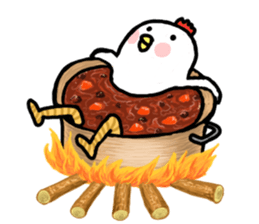 Cheeky chicken For overseas sticker #6236061