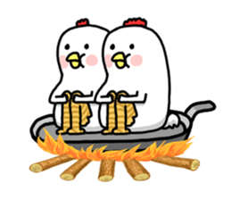 Cheeky chicken For overseas sticker #6236065