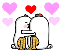 Cheeky chicken For overseas sticker #6236068