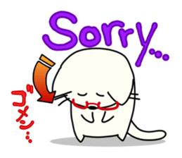 Ms.Glasses Cat sticker #6236133