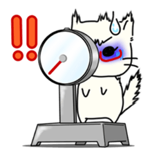 Ms.Glasses Cat sticker #6236151