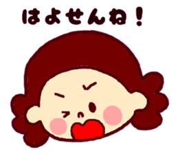 Nagasaki sticker of Momoro for Mom sticker #6236211