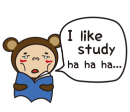 I am bear costume sticker #6236506