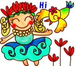 HULA-girl KILALA sticker #6236860