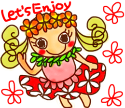 HULA-girl KILALA sticker #6236861