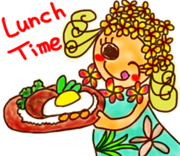 HULA-girl KILALA sticker #6236862