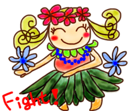 HULA-girl KILALA sticker #6236868