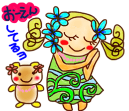 HULA-girl KILALA sticker #6236869