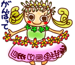 HULA-girl KILALA sticker #6236870