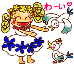 HULA-girl KILALA sticker #6236872