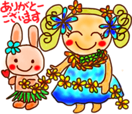 HULA-girl KILALA sticker #6236878