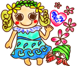 HULA-girl KILALA sticker #6236885