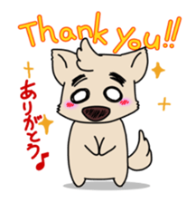 Mr.Eyebrows Dog sticker #6236890