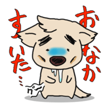 Mr.Eyebrows Dog sticker #6236913