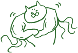 The cat which I drew 2 sticker #6237024