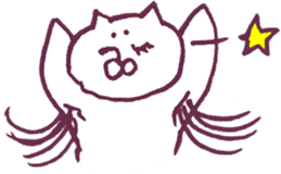 The cat which I drew 2 sticker #6237044