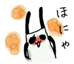 Daily life's Sticker of a rabbit panda 3 sticker #6237056