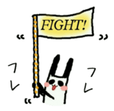Daily life's Sticker of a rabbit panda 3 sticker #6237071