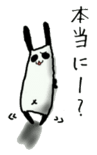 Daily life's Sticker of a rabbit panda 3 sticker #6237081
