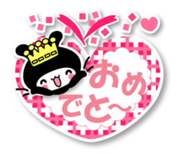 Black Rabbit "Usagi chan" talk ver5 sticker #6237096